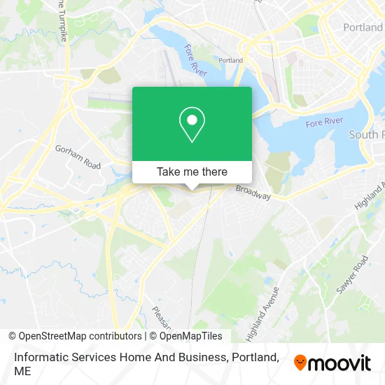 Informatic Services Home And Business map
