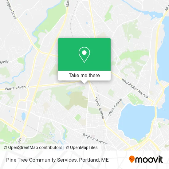 Pine Tree Community Services map