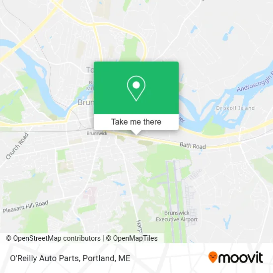 O'Reilly Auto Parts map