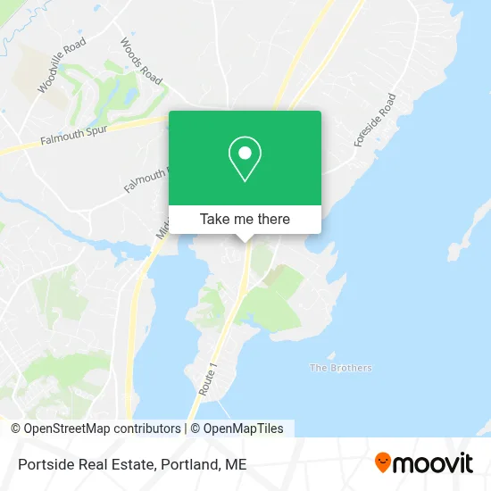 Portside Real Estate map