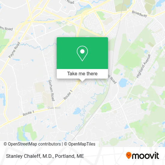 Stanley Chaleff, M.D. map