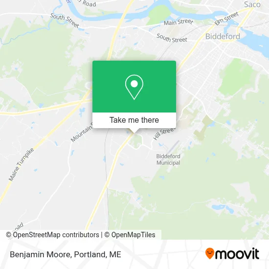 Benjamin Moore map
