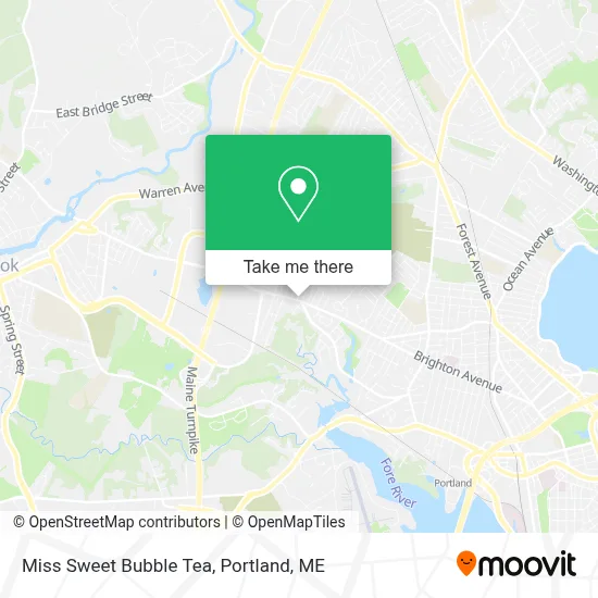 Miss Sweet Bubble Tea map