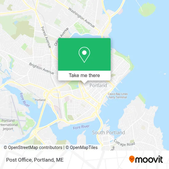 Post Office map