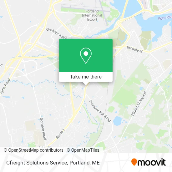 Cfreight Solutions Service map