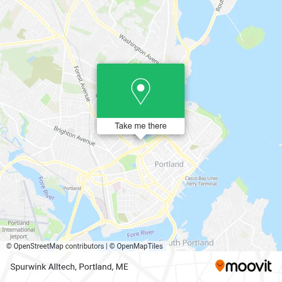 Spurwink Alltech map