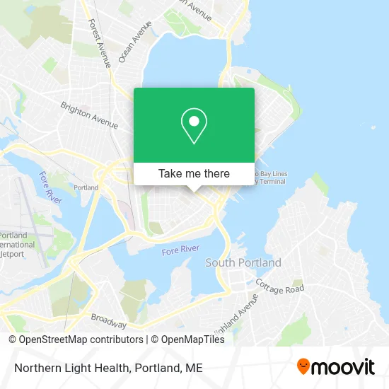 Northern Light Health map
