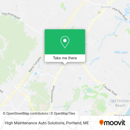 High Maintenance Auto Solutions map