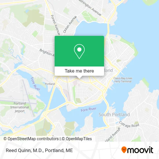 Reed Quinn, M.D. map