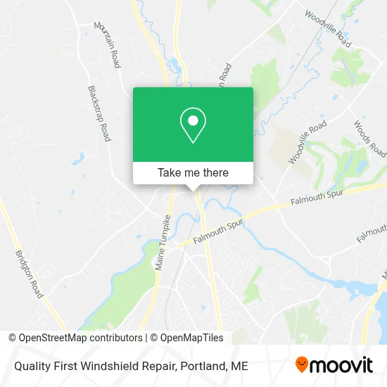 Quality First Windshield Repair map