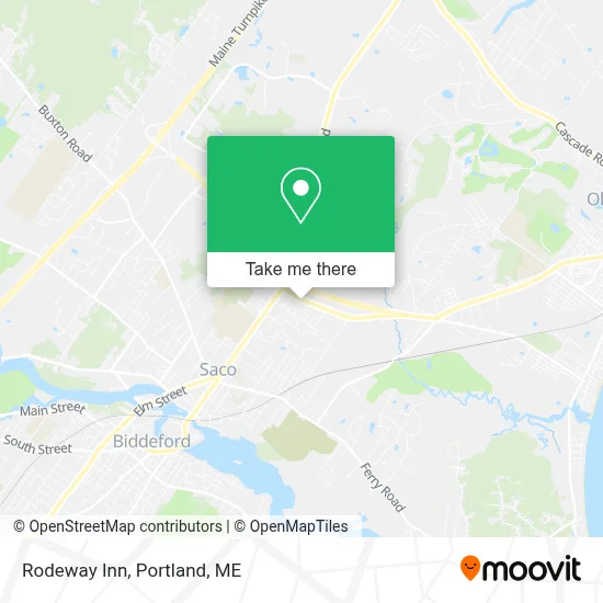 Rodeway Inn map