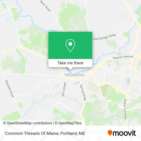 Common Threads Of Maine map
