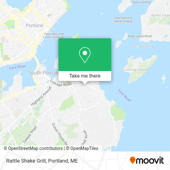 Rattle Shake Grill map