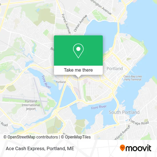 Ace Cash Express map