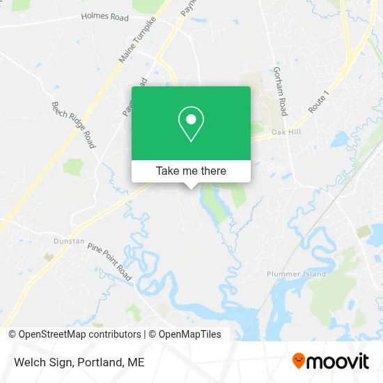 Welch Sign map