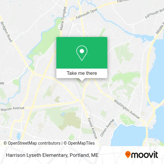 Harrison Lyseth Elementary map