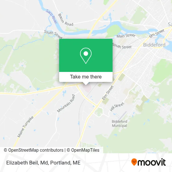 Elizabeth Beil, Md map
