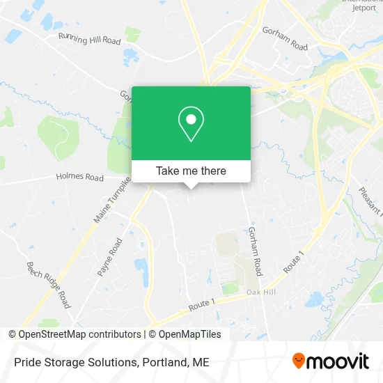 Pride Storage Solutions map