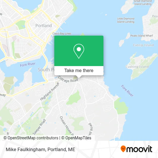 Mike Faulkingham map