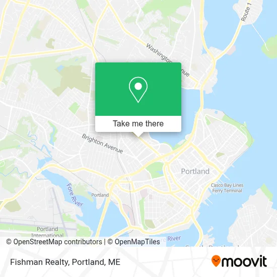Fishman Realty map