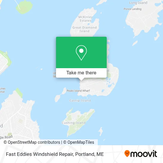 Fast Eddies Windshield Repair map