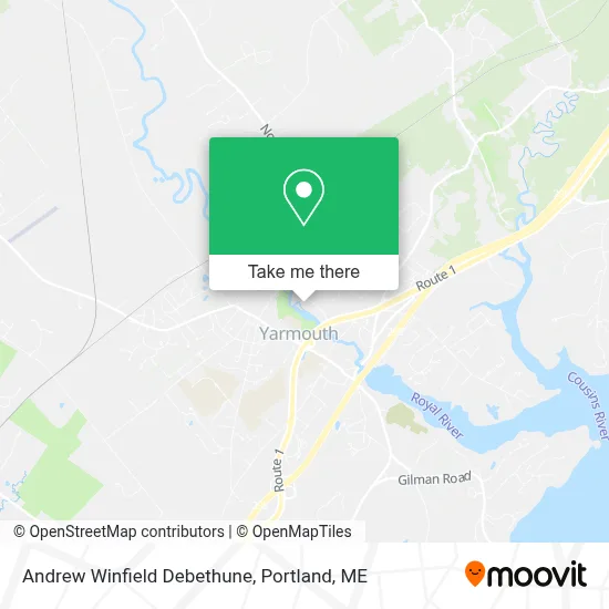 Andrew Winfield Debethune map