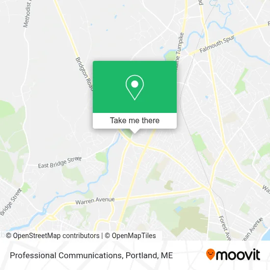 Professional Communications map