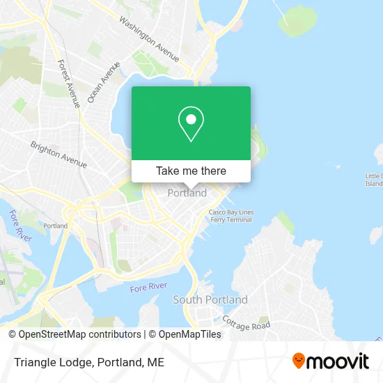 Triangle Lodge map