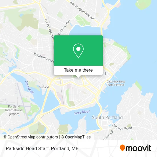 Parkside Head Start map