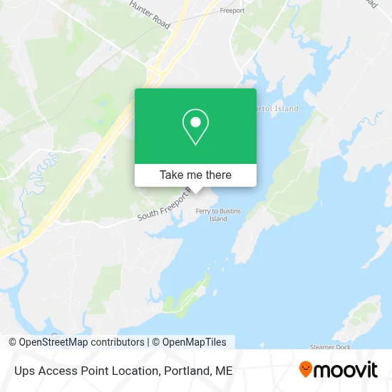 Ups Access Point Location map