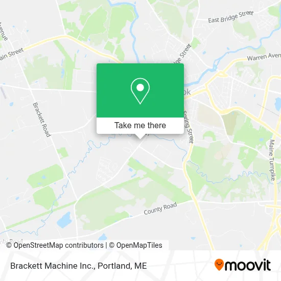 Brackett Machine Inc. map