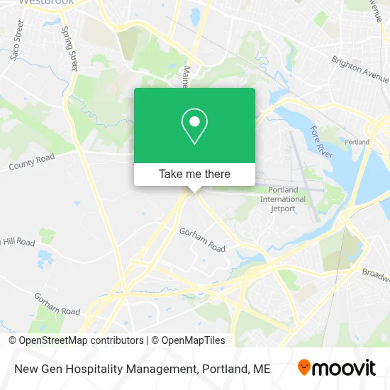 New Gen Hospitality Management map