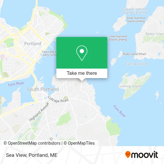 Sea View map