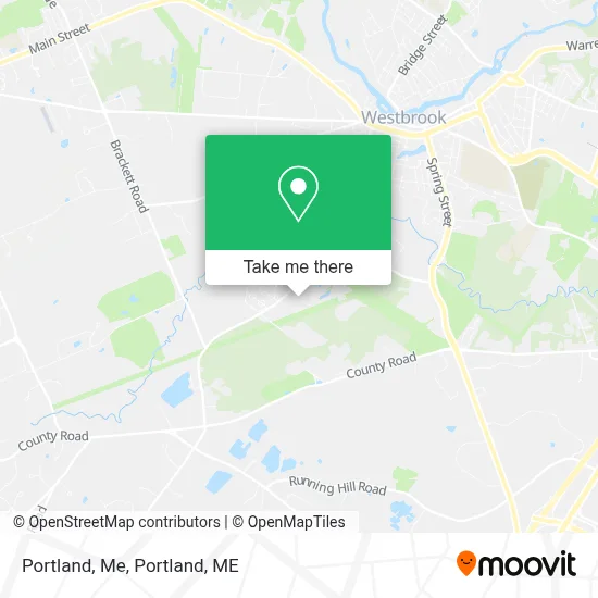 Portland, Me map