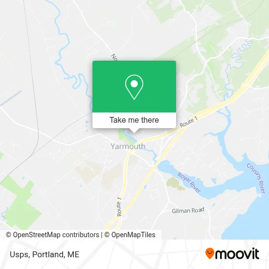 Usps map