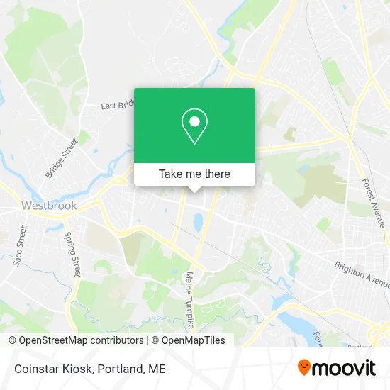 Coinstar Kiosk map