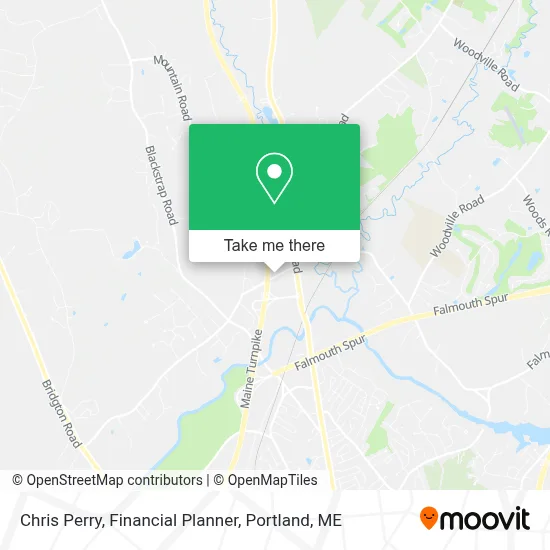 Chris Perry, Financial Planner map