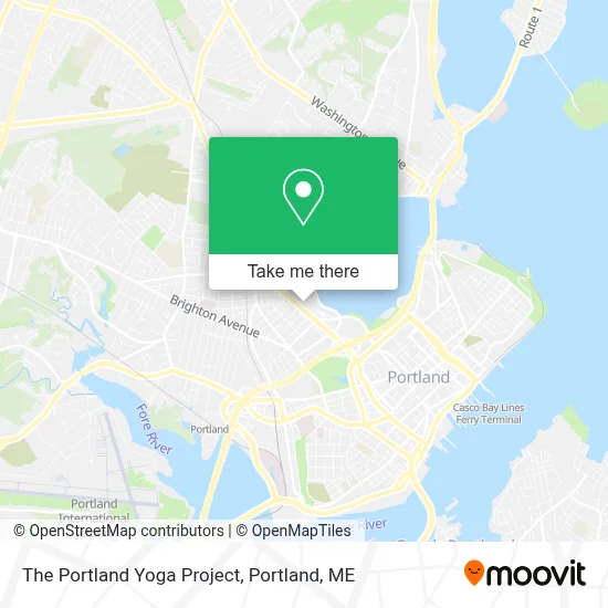 The Portland Yoga Project map