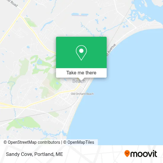 Sandy Cove map