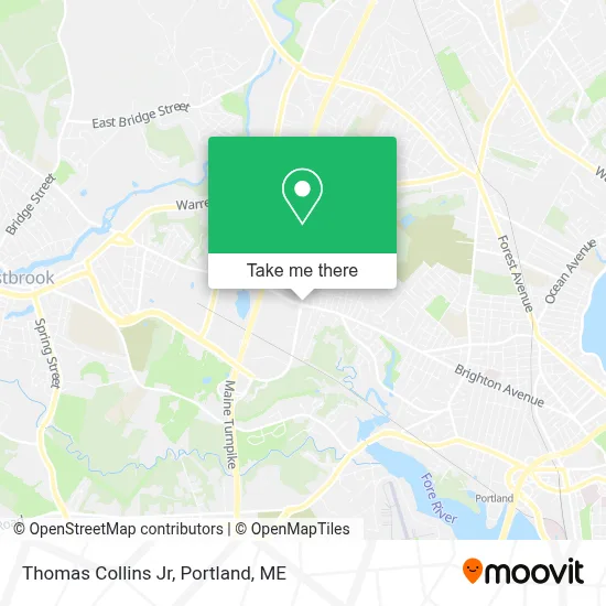 Thomas Collins Jr map