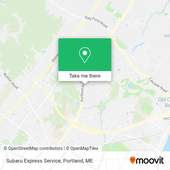 Subaru Express Service map