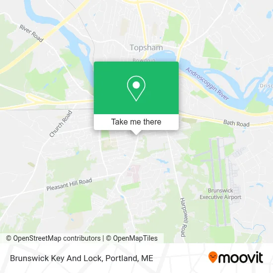 Brunswick Key And Lock map