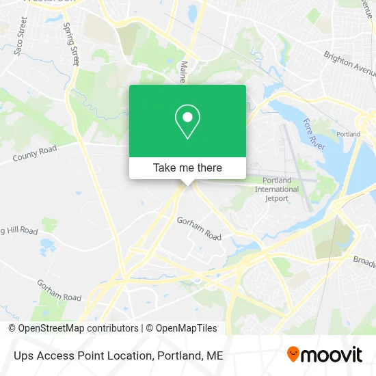 Ups Access Point Location map
