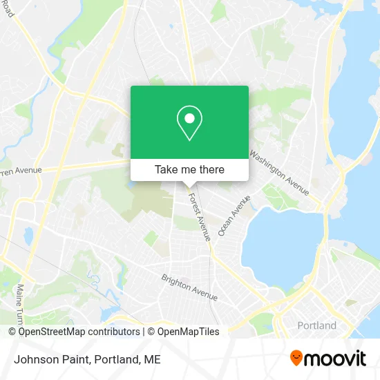 Johnson Paint map