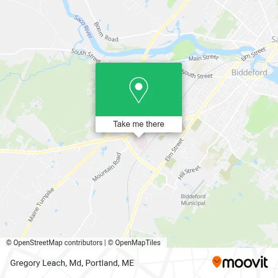 Gregory Leach, Md map