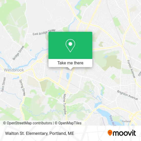 Walton St. Elementary map