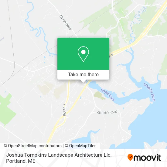 Joshua Tompkins Landscape Architecture Llc map