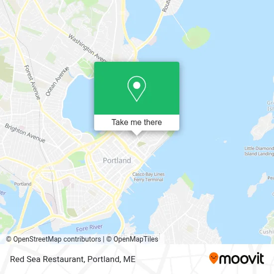 Red Sea Restaurant map
