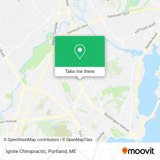 Ignite Chiropractic map