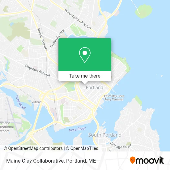 Maine Clay Collaborative map